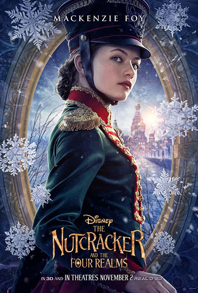 مکنزی فوی در پوستر فیلم «فندق شکن و چهار قلمرو» (The Nutcracker and the Four Realms)